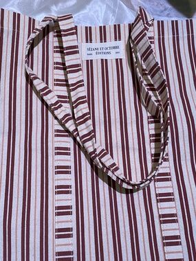 Sezane Octobre Editions Striped Tote